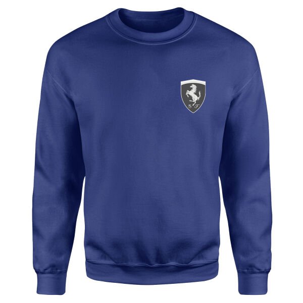 Scuderia Ferrari Muted Black Sweatshirt XL - İndigo Mavisi