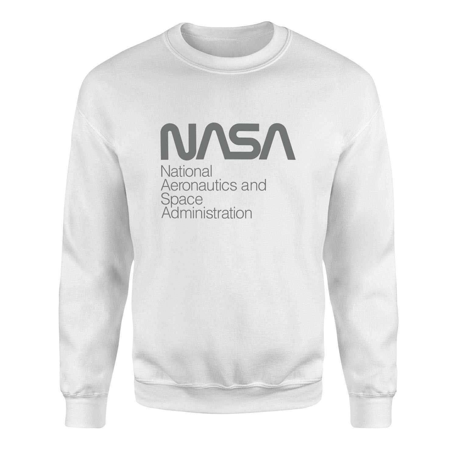 NASA Sweatshirt M - Beyaz