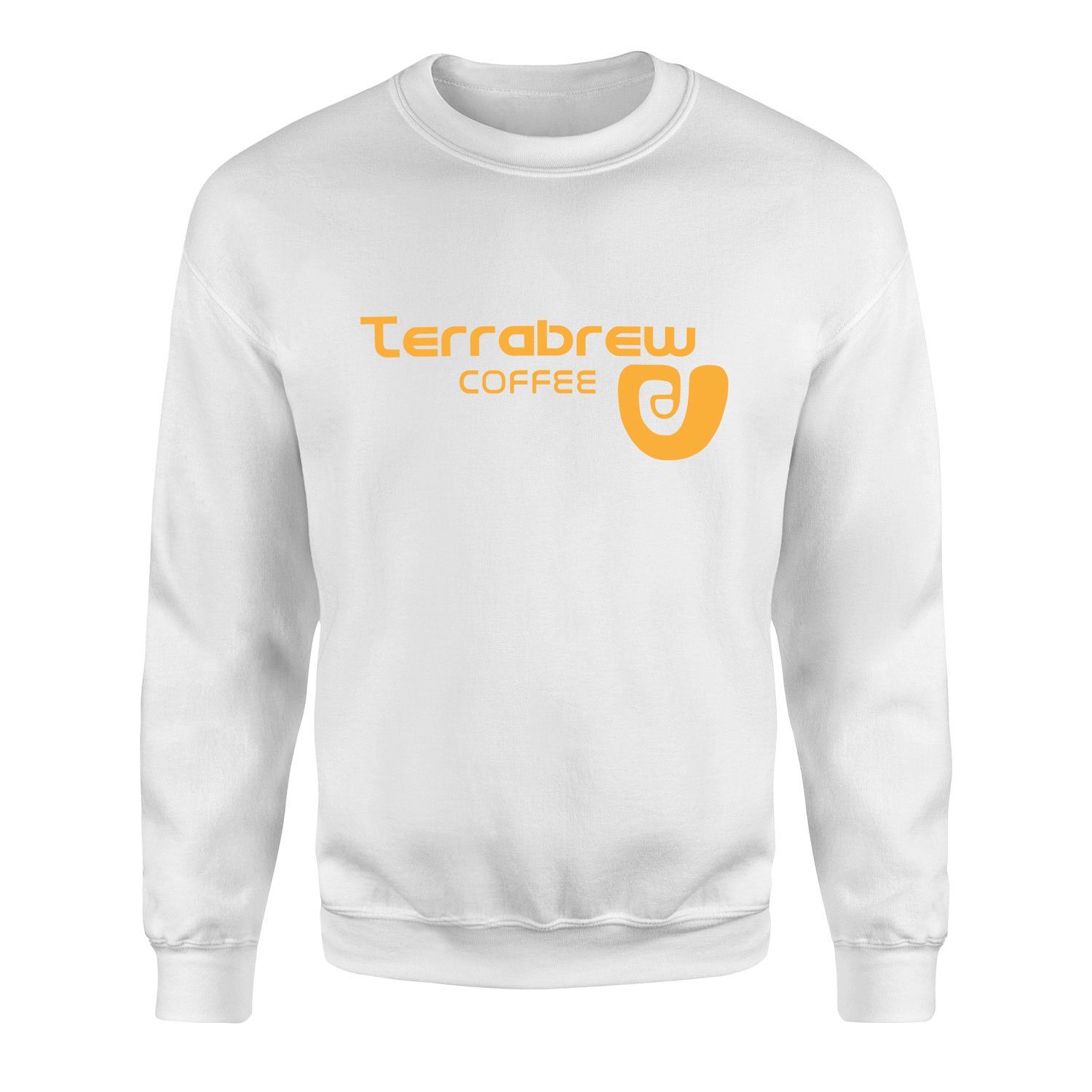 Terrabrew Coffee | Starfield Sweatshirt S - Beyaz