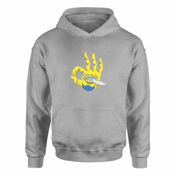 Stephen Curry Hand Hoodie S - Gri