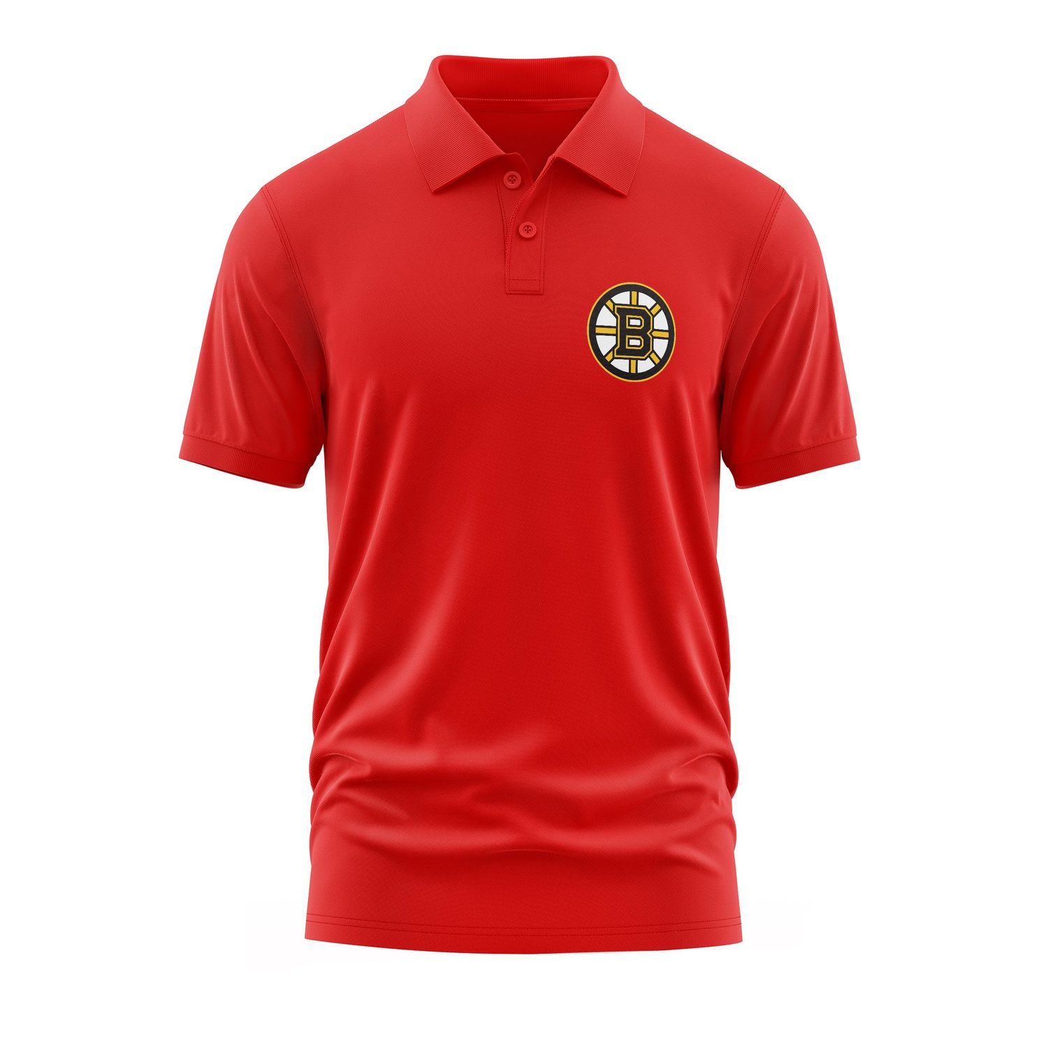 Boston Bruins Polo Tişört M - Kırmızı
