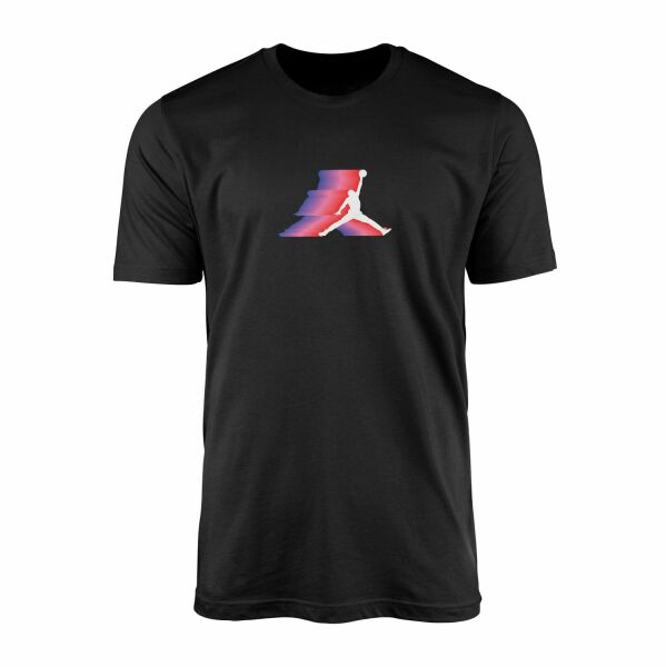 Air Jordan Gradient Tişört L - Siyah