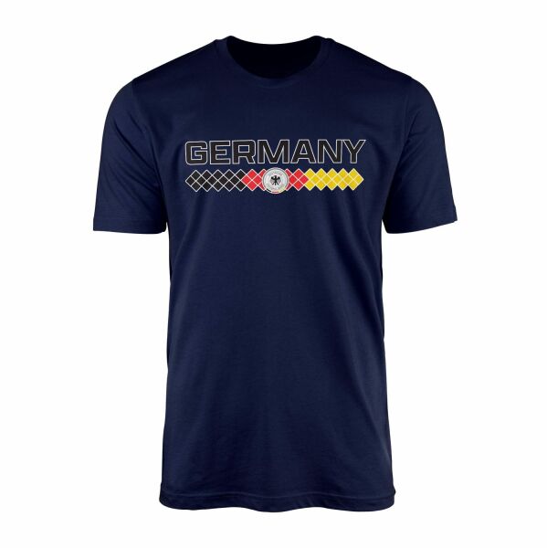 Almanya Retro III Tişört M - İndigo Mavisi