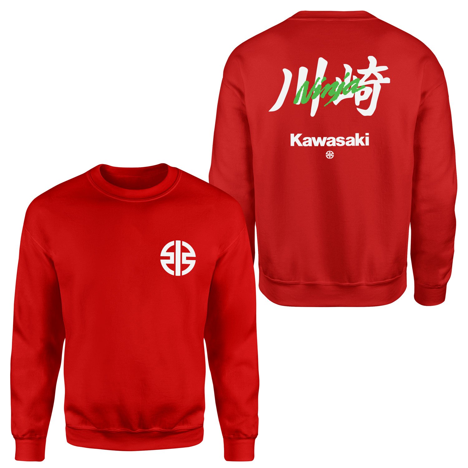 Kawasaki Ninja Superbike Supremacy Sweatshirt XXL - Kırmızı