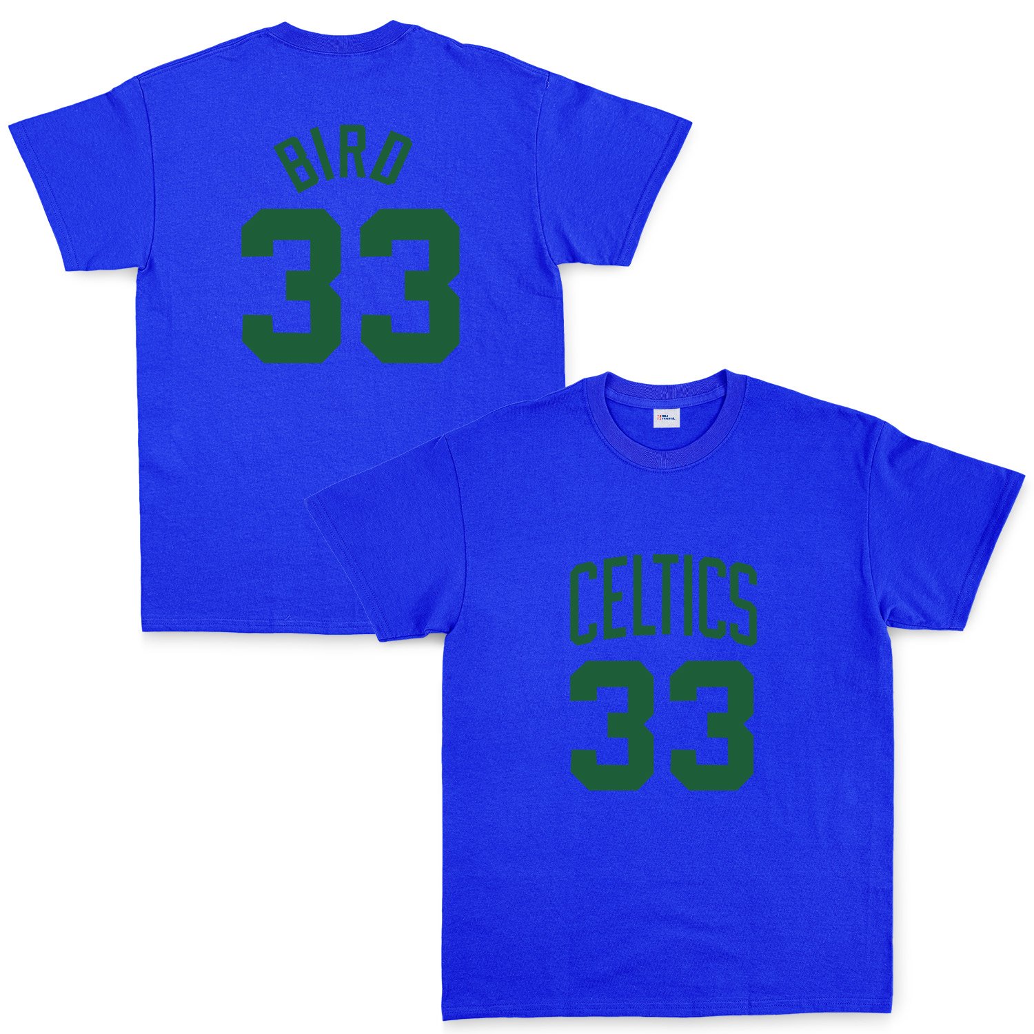 Larry Bird 33 Boston Forma Tişört XL - Mavi