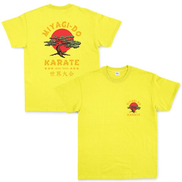 Miyagi Do Karate Tişört L - Sarı