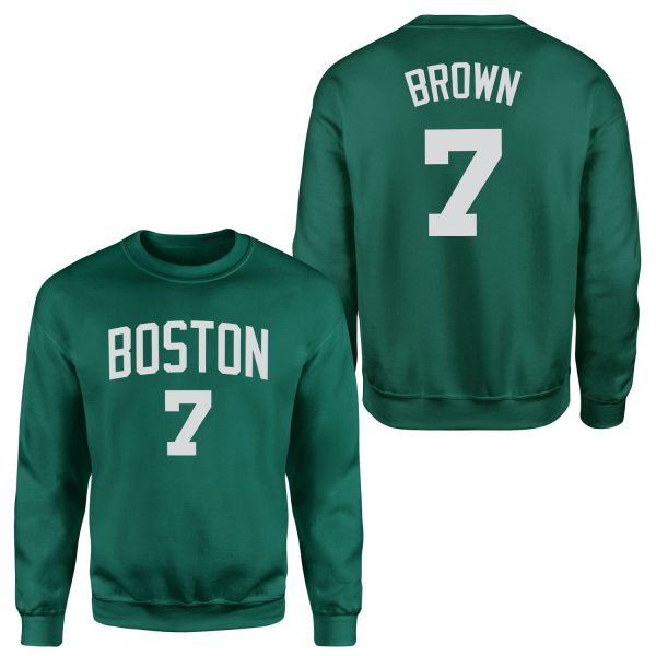 Jaylen Brown 24/25 Forma Sweatshirt XL - Nefti Yeşili
