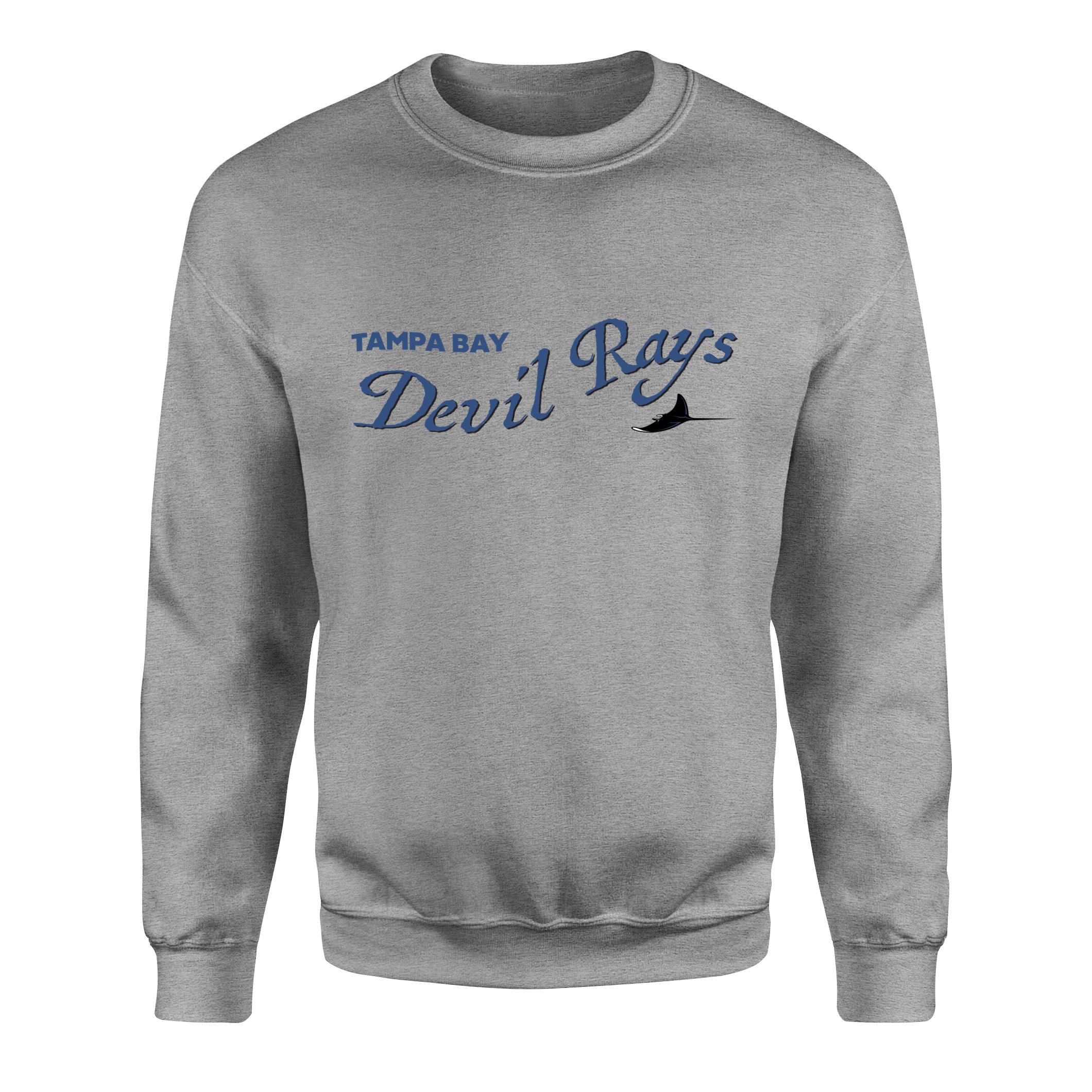 Tampa Bay Devil Rays Retro Sweatshirt L - Gri