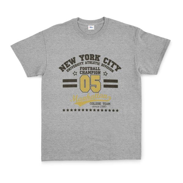 NYC UAD Champion Tişört S - Gri
