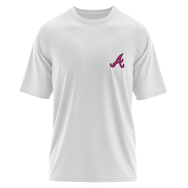 Atlanta Braves Oversize Tişört L - Beyaz