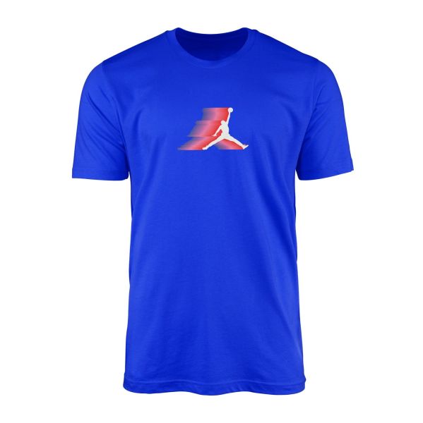 Air Jordan Gradient Tişört S - Mavi