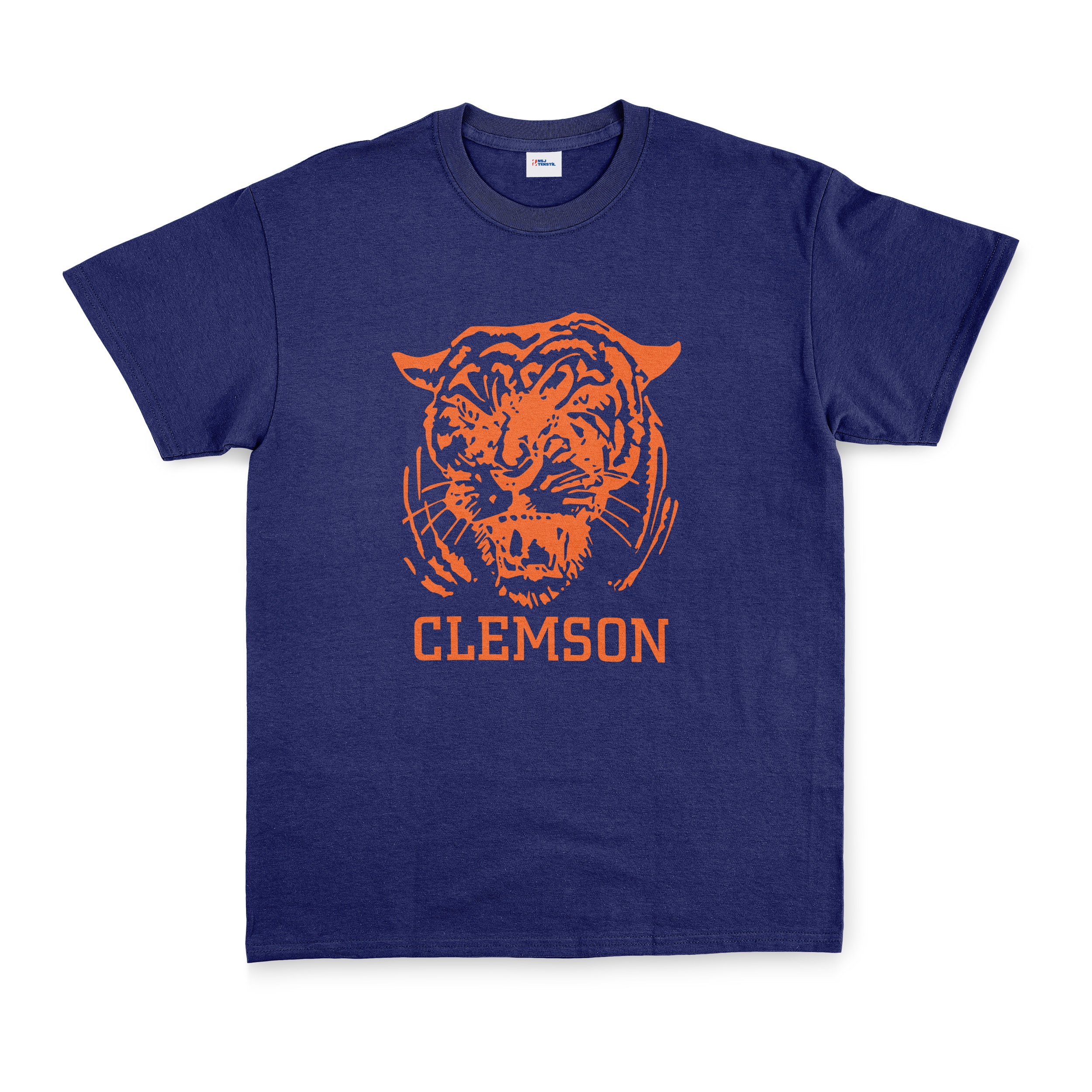Clemson Tigers Tişört XL - İndigo Mavisi