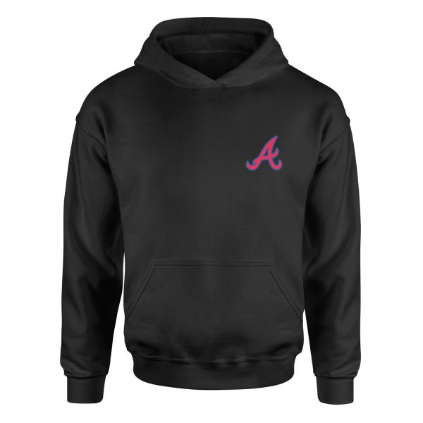 Atlanta Braves Hoodie M - Siyah