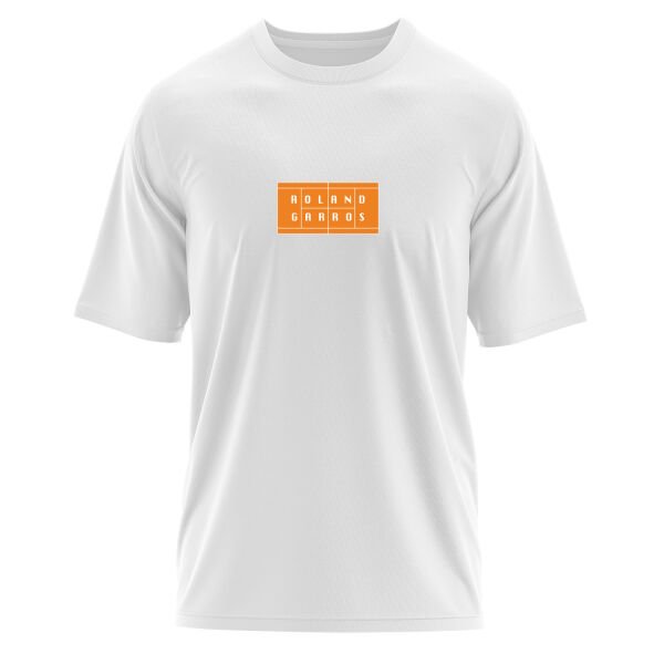 Roland Garros Oversize Tişört S - Beyaz