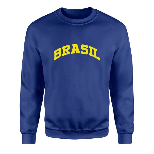 BRASIL Sweatshirt M - İndigo Mavisi