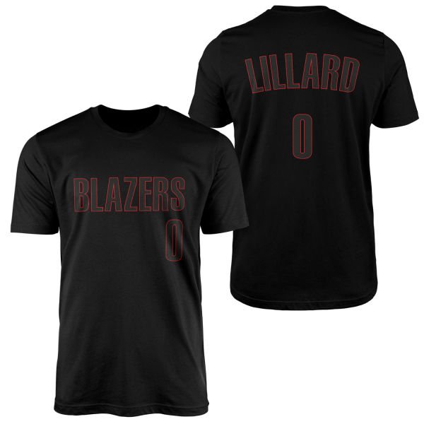 Damien Lillard Blazers Forma Tişört S - Siyah