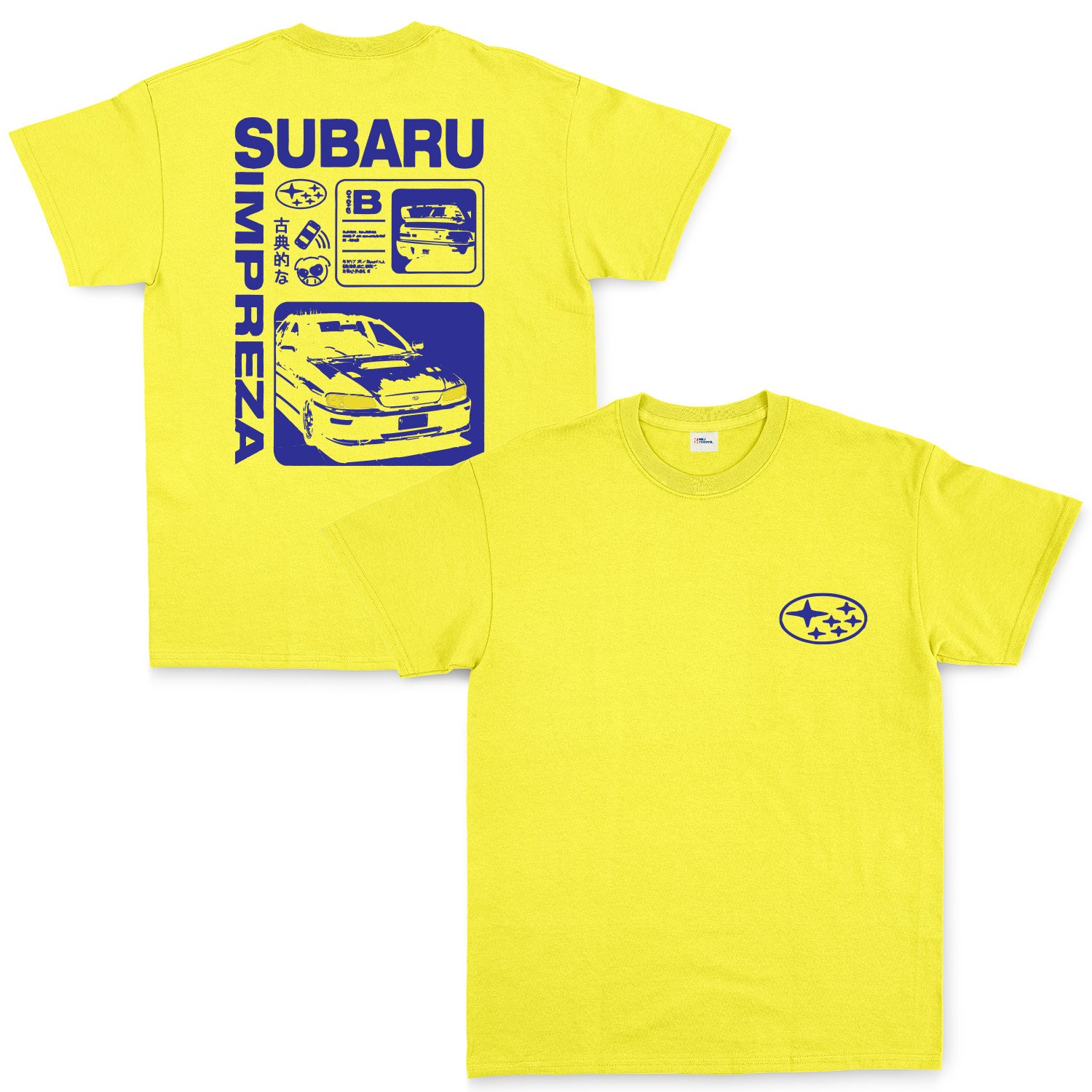 Subaru Impreza Tişört S - Sarı
