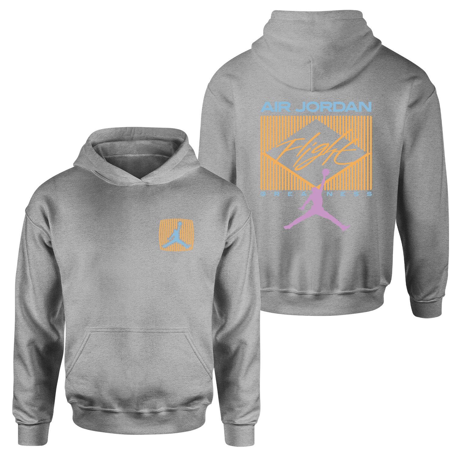 Flight Jordan Pastel Hoodie XXL - Gri