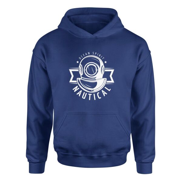 Ocean Spirit Denizci Hoodie M - İndigo Mavisi