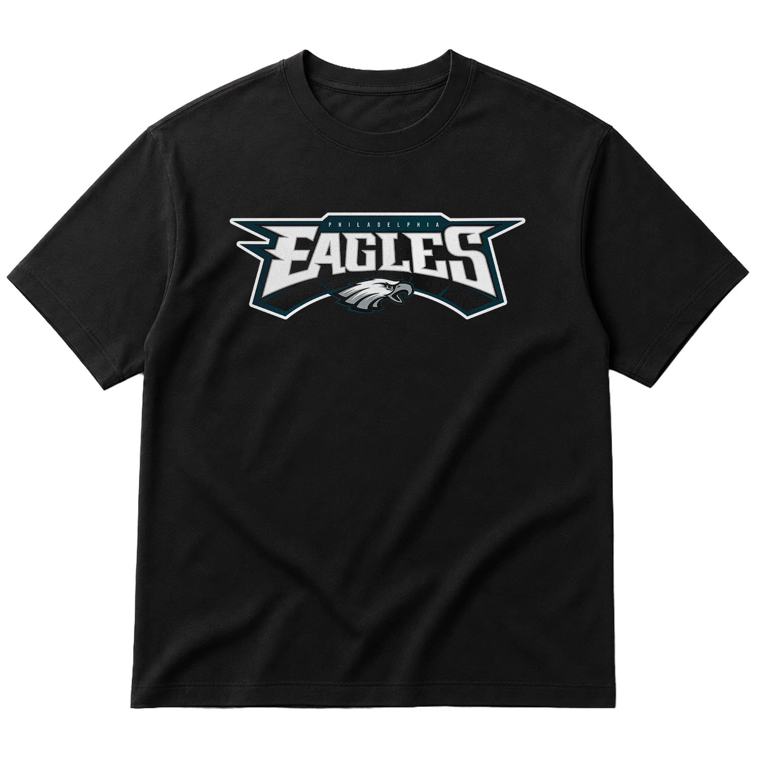 Philadelphia Eagles WL Oversize Tişört XL - Siyah