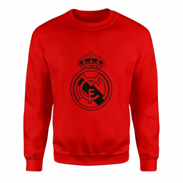 Real Madrid Shield Sweatshirt S - Kırmızı