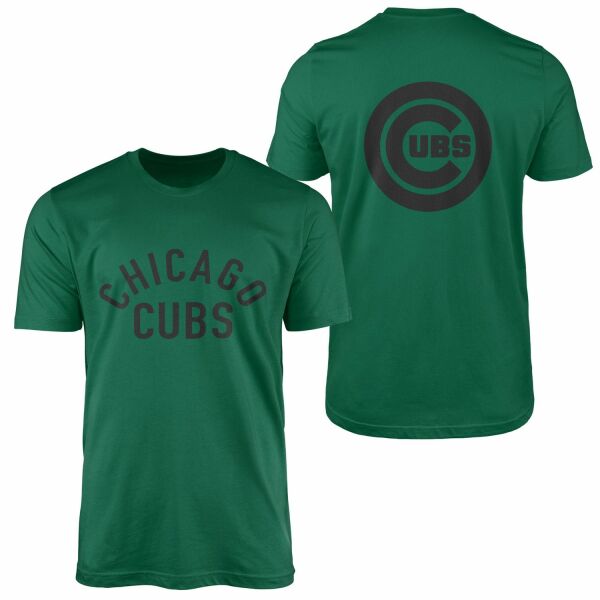Chicago Cubs Muted Tişört L - Nefti Yeşili