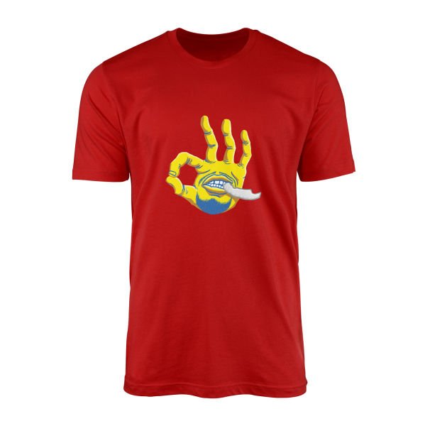 Stephen Curry Hand Tişört XXL - Kırmızı