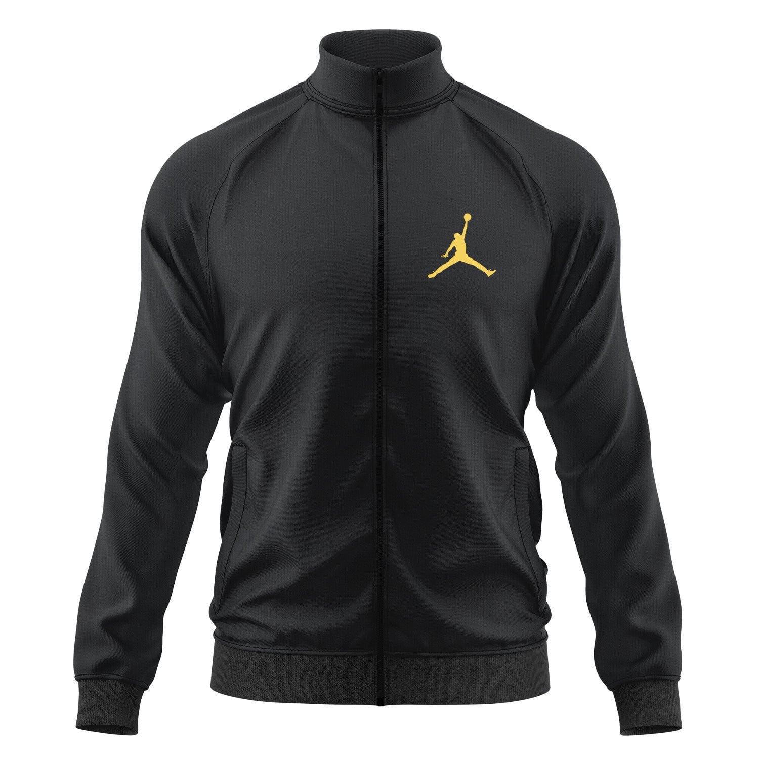 Air Jordan Gold Stroked Fermuarlı Sweatshirt