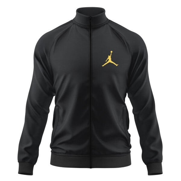 Air Jordan Gold Stroked Fermuarlı Sweatshirt