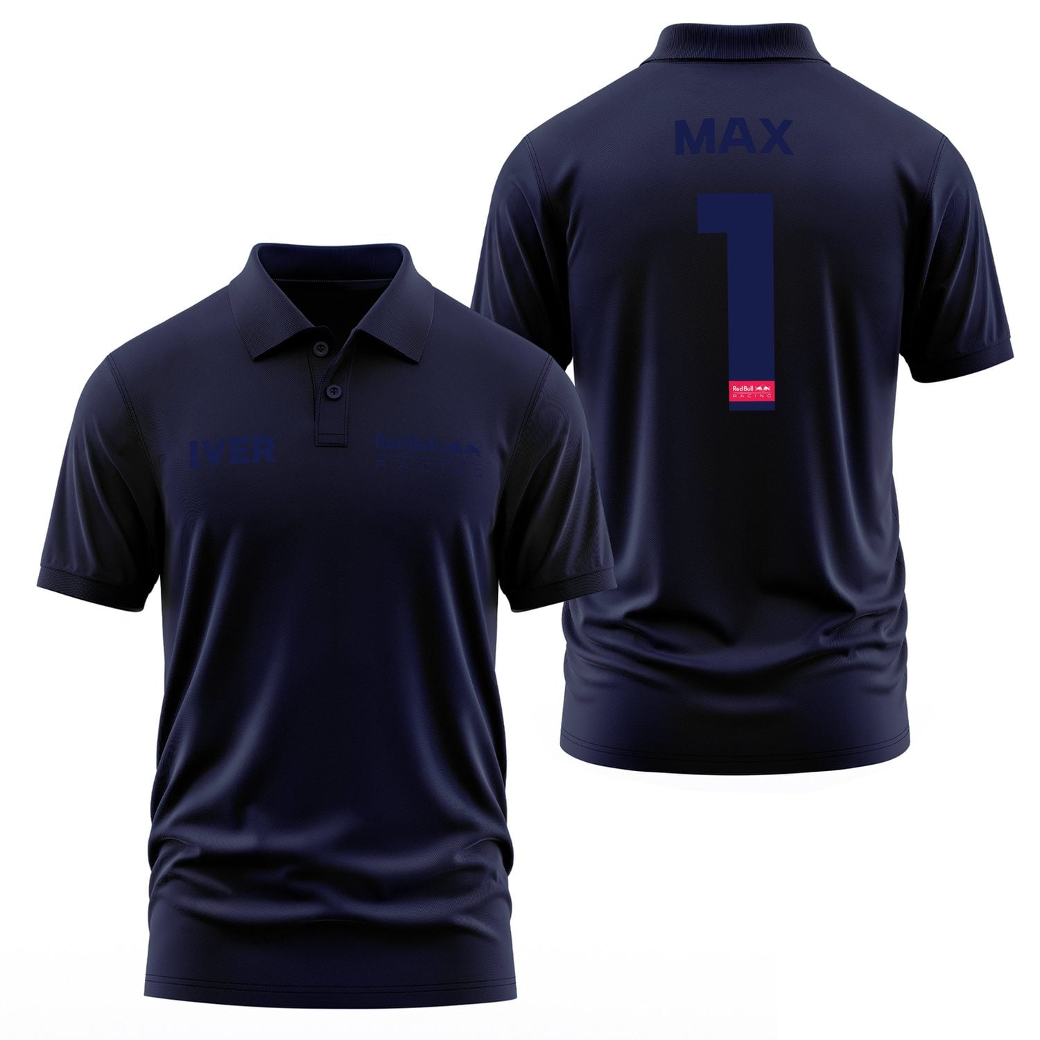 Max Verstappen Red Bull Racing Blue #1 Polo Tişört XL - İndigo Mavisi