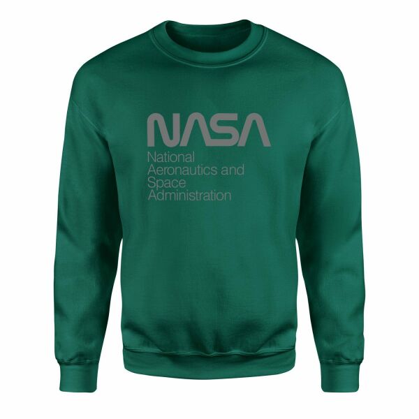 NASA Sweatshirt XXL - Nefti Yeşili
