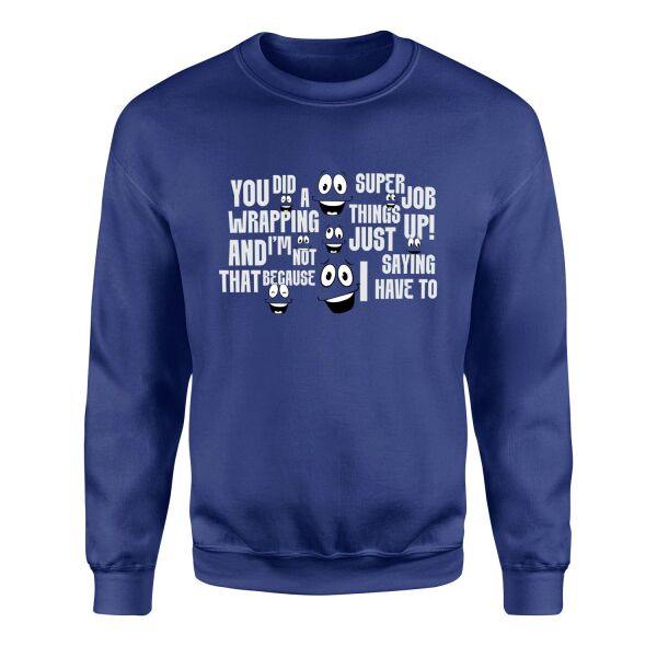 Yes Man Sweatshirt L - İndigo Mavisi