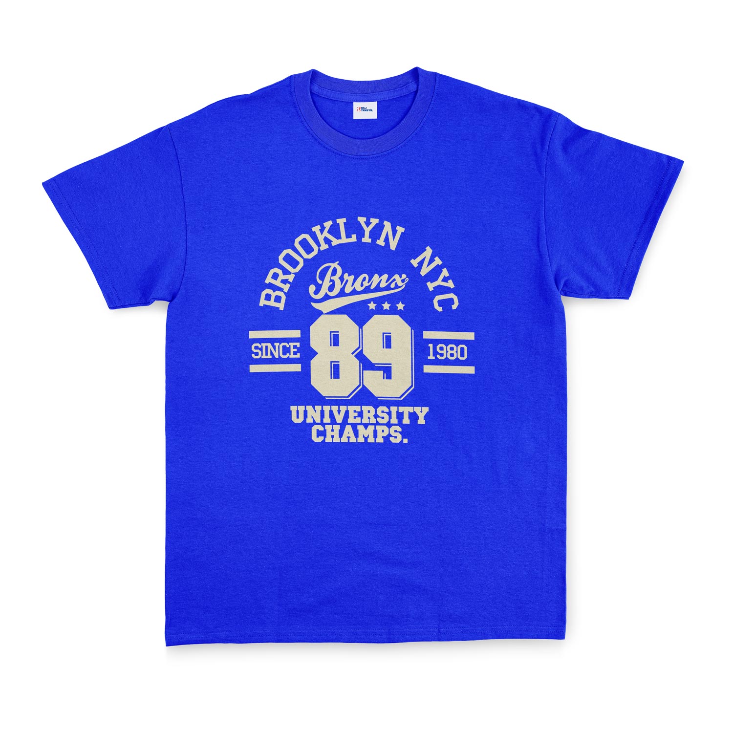 Brooklyn NYC Tişört M - Mavi