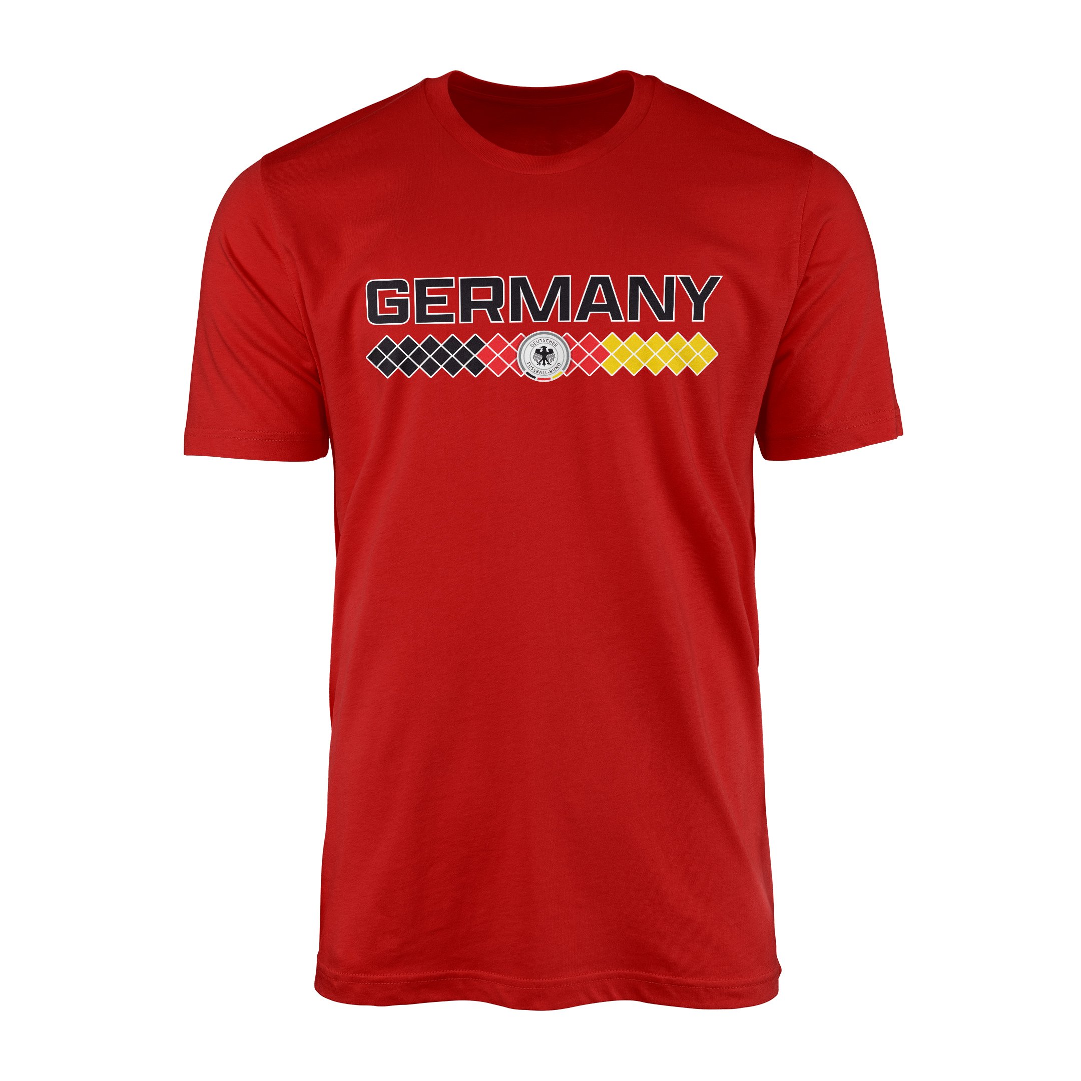 Almanya Retro III Tişört L - Kırmızı