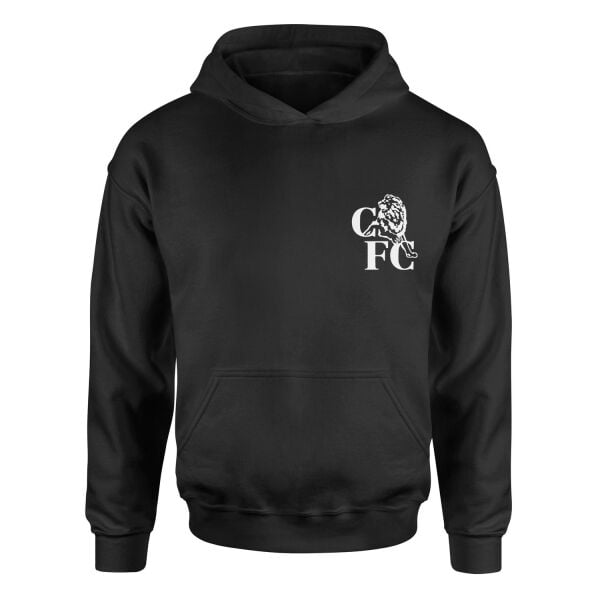 Chelsea FC Retro Icon Hoodie S - Siyah | OUTLET