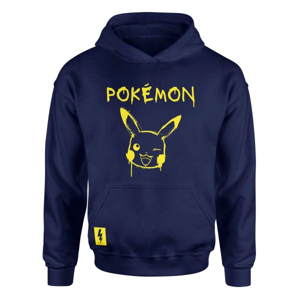 POKEMON #0025 Hoodie XL - İndigo Mavisi