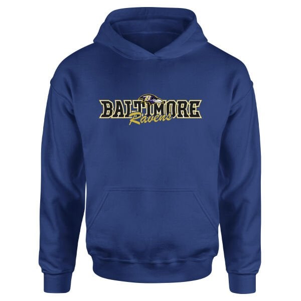 Baltimore Ravens BR Hoodie XL - İndigo Mavisi