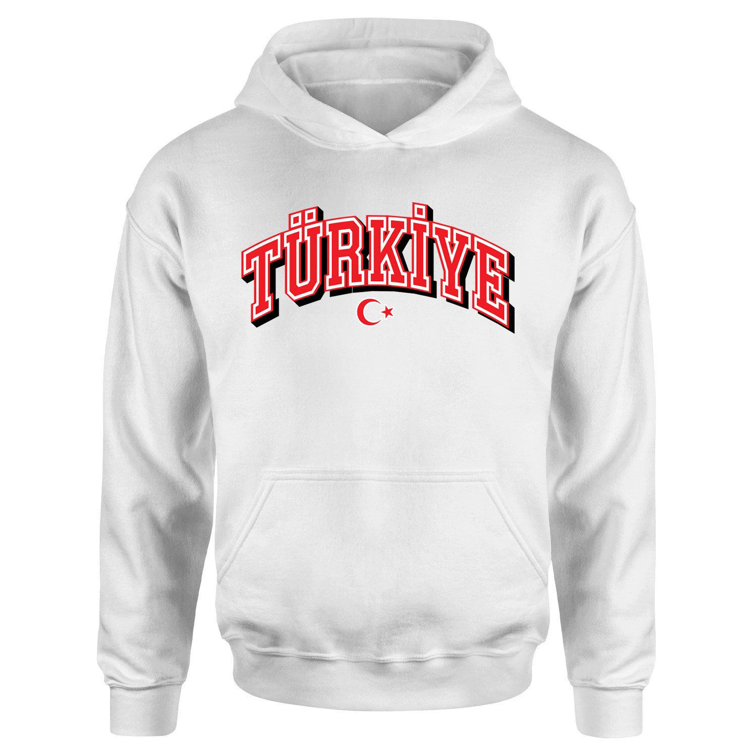 Türkiye 2026 Varsity Hoodie L - Beyaz