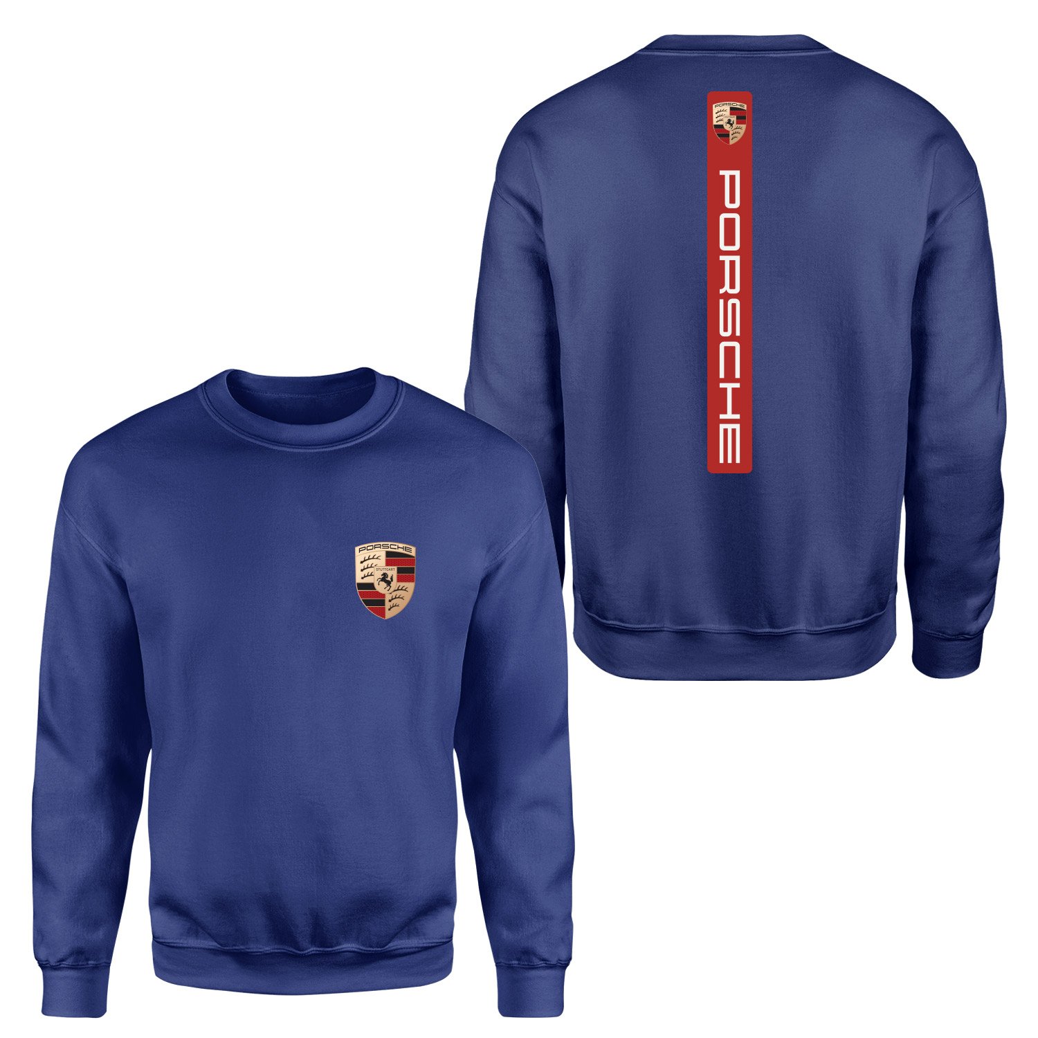 Porsche V Graphic Guards Red Sweatshirt M - İndigo Mavisi