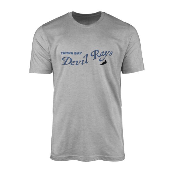 Tampa Bay Devil Rays Retro Tişört L - Gri