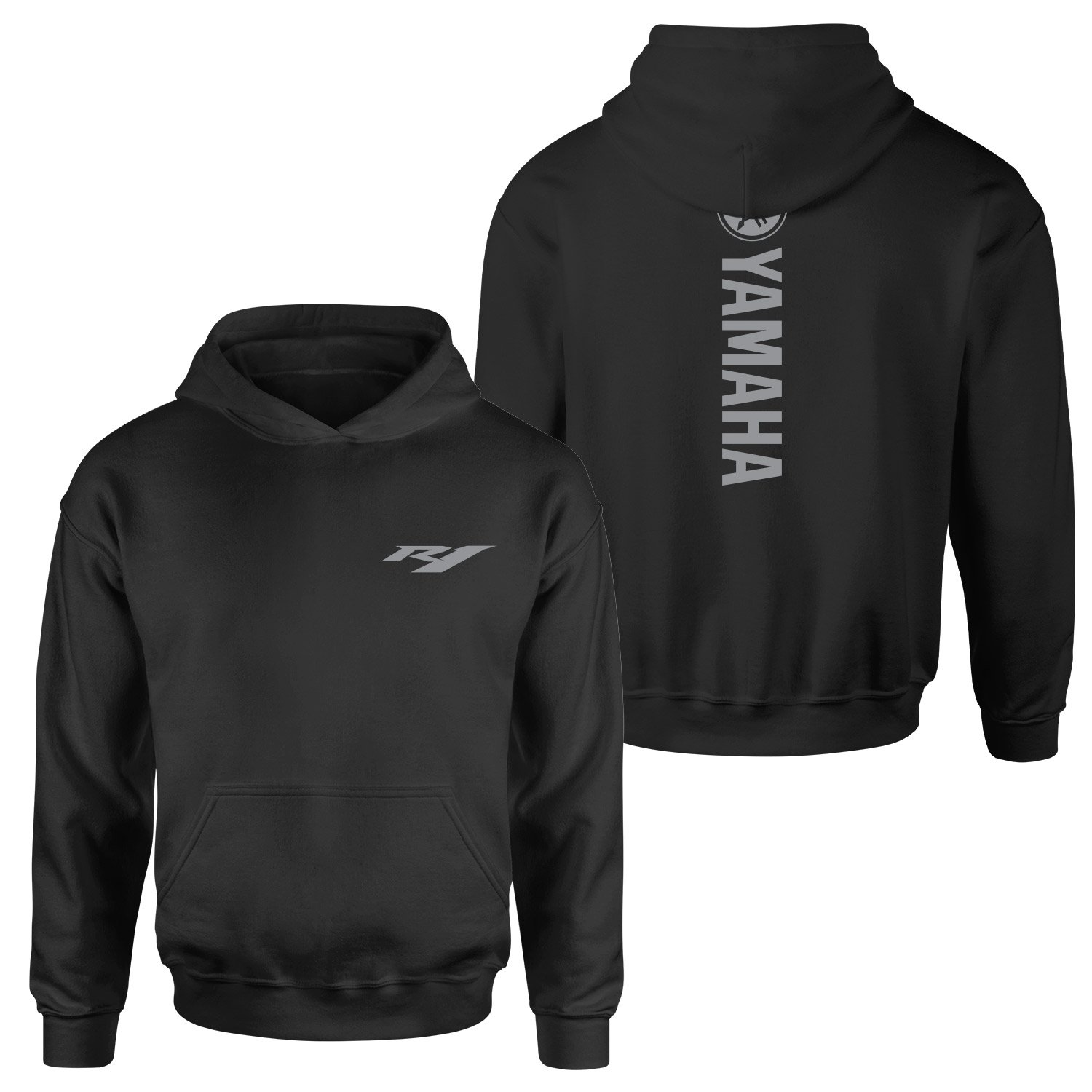 Yamaha R1 Hoodie L - Siyah