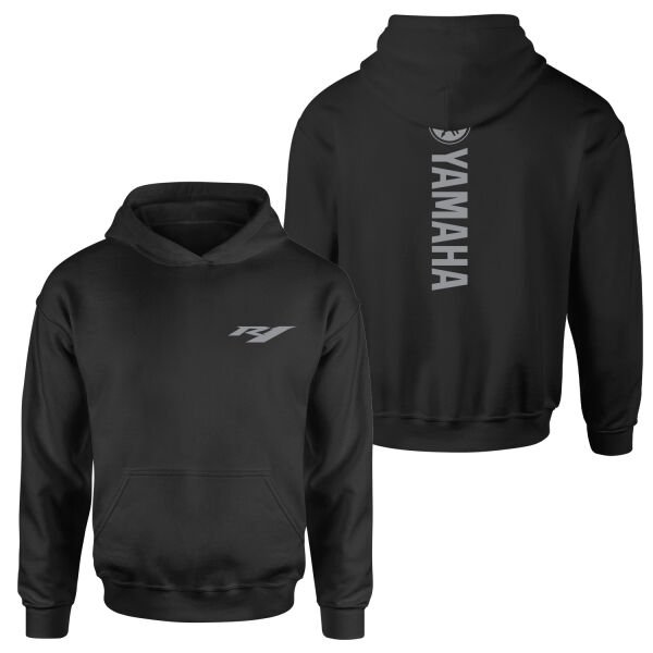 Yamaha R1 Hoodie L - Siyah
