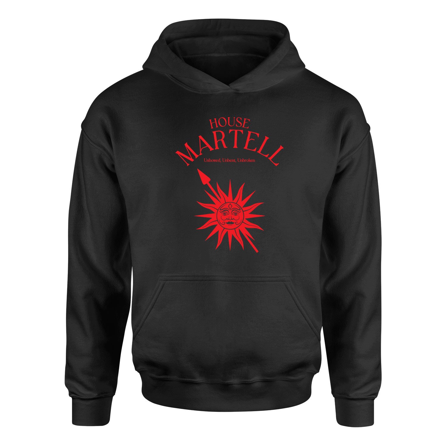 House Martell Hoodie XXL - Siyah