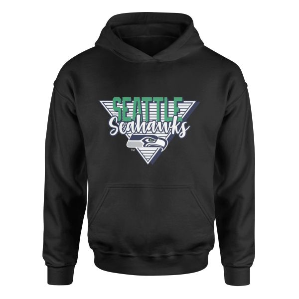 Seattle Seahawks V Hoodie XL - Siyah