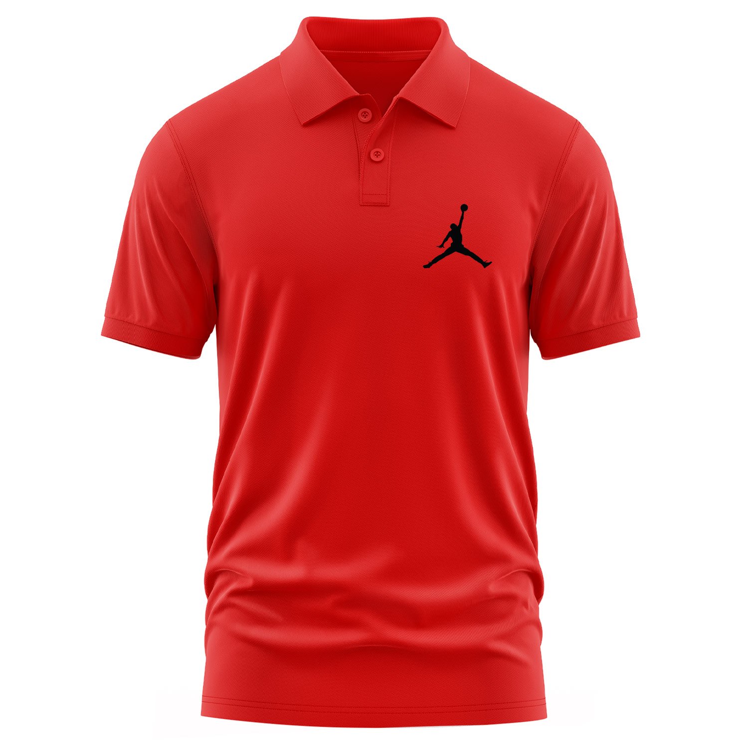 Air Jordan Polo Tişört L - Kırmızı