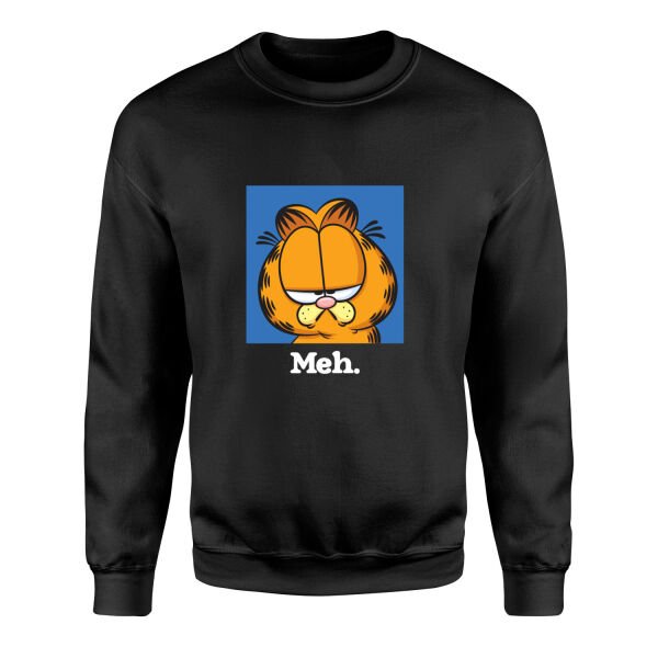 Garfield | meh. Sweatshirt M - Siyah
