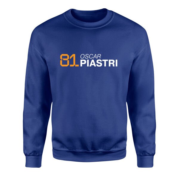 Oscar Piastri 81 Sweatshirt XL - İndigo Mavisi