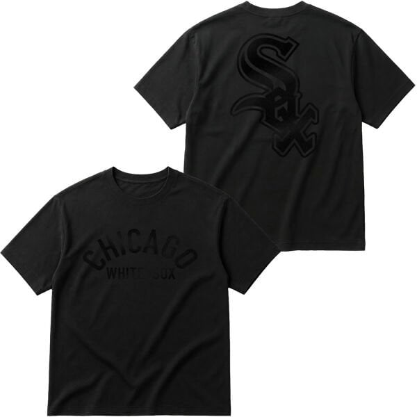 Chicago White Sox Muted Oversize Tişört S - Siyah