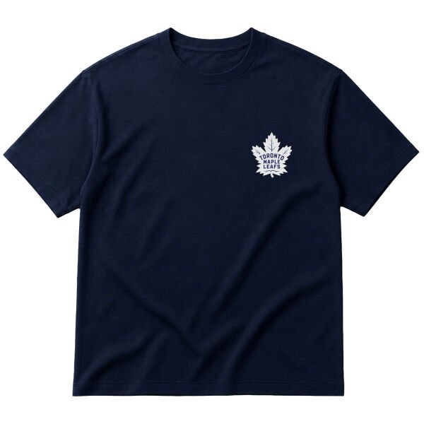 Toronto Maple Leafs Oversize Tişört S - İndigo Mavisi
