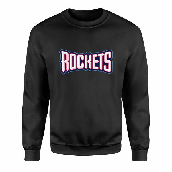 Rockets Icon Sweatshirt M - Siyah